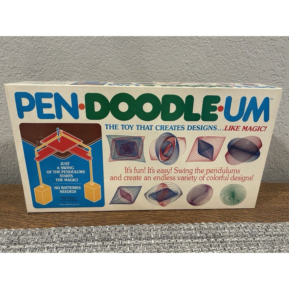 Pen Doodle Um Design Creation No Batteries Required Drawing Art Work Vintage